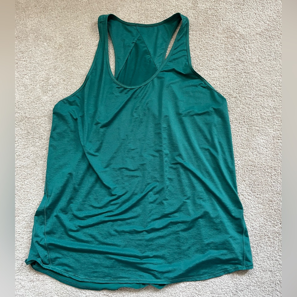 lululemon athletica teal green racerback tank - Picture 4 of 6